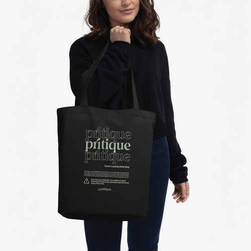 peaceful day eco tote