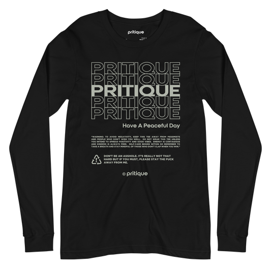 PEACEFUL DAY LONG-SLEEVE T-SHIRT